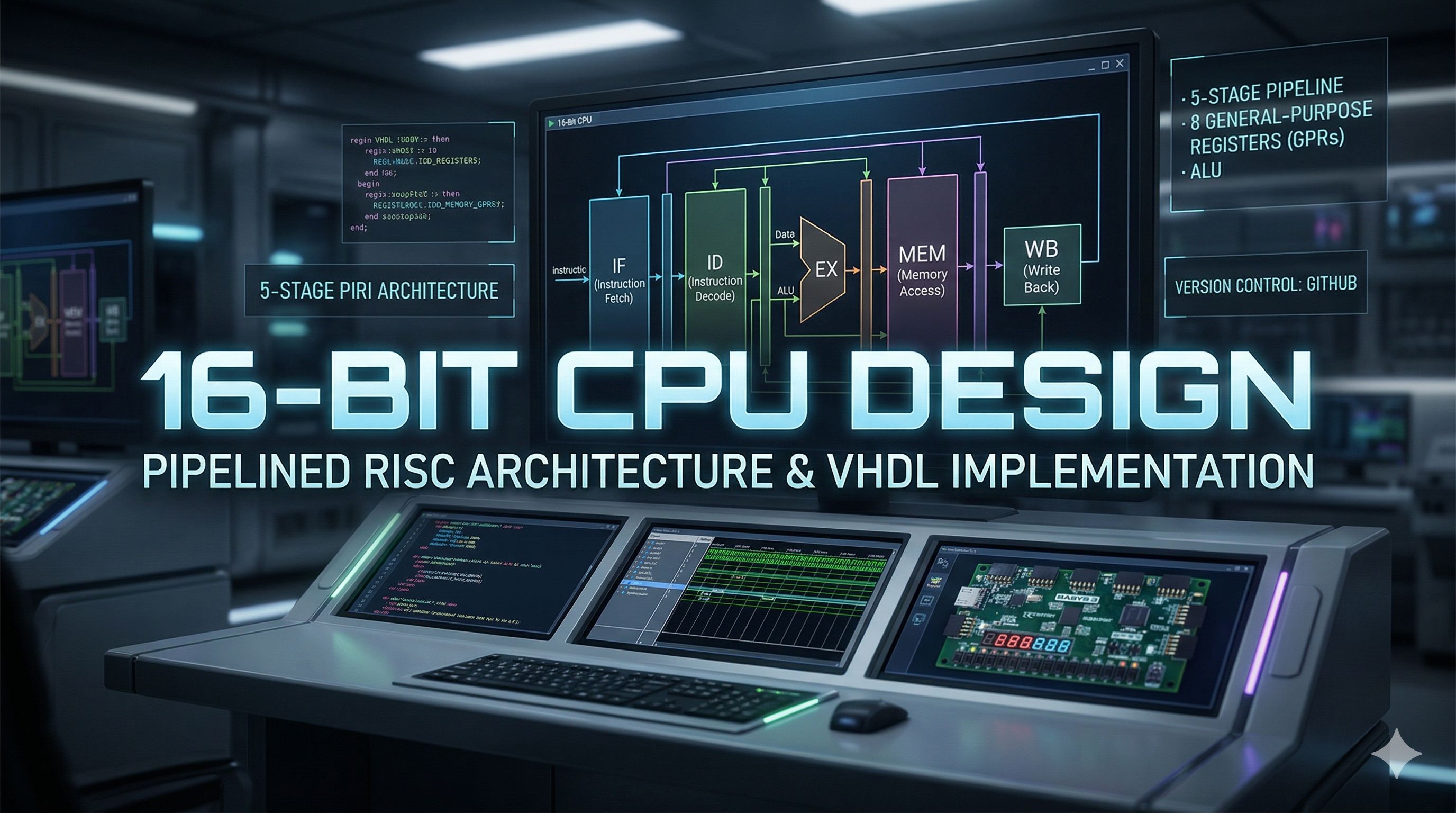 16-Bit CPU Design screenshot 1